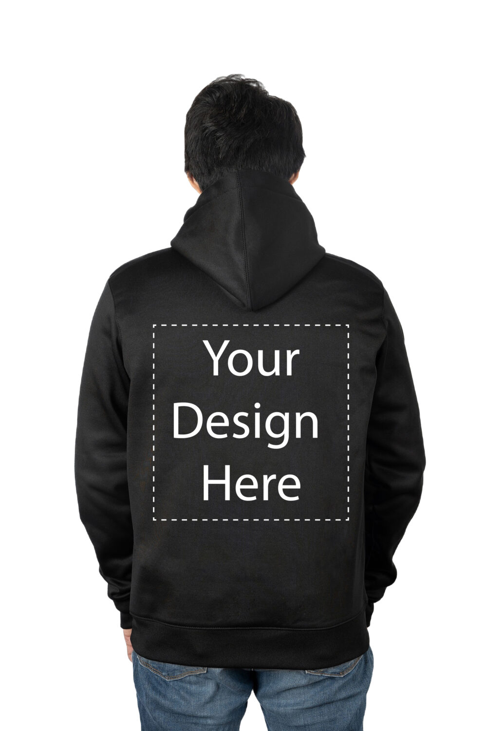 Printed On Demand - Ready-to-Wear Black Hoodie - Image 2