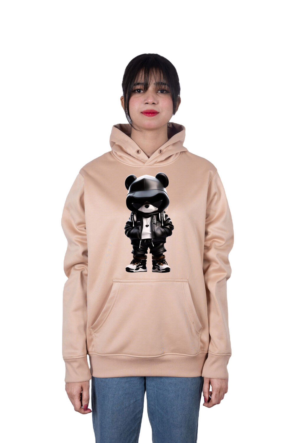 Street Bear Printed Hoodie - Image 2