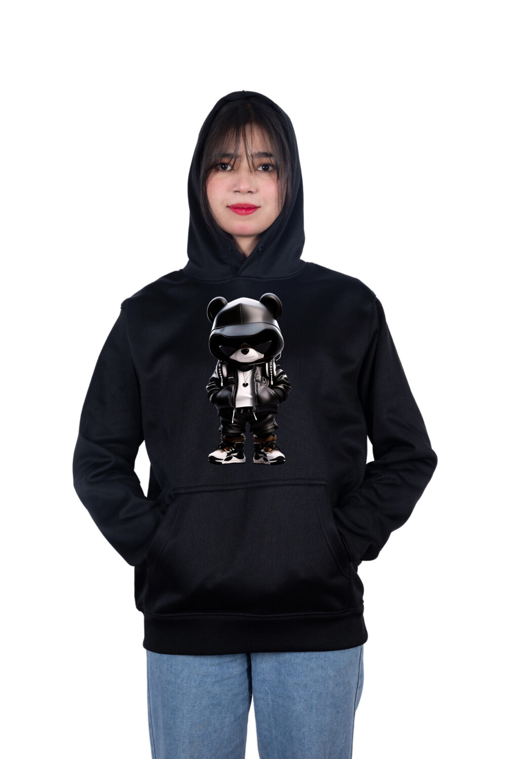Street Bear Printed Hoodie - Image 3