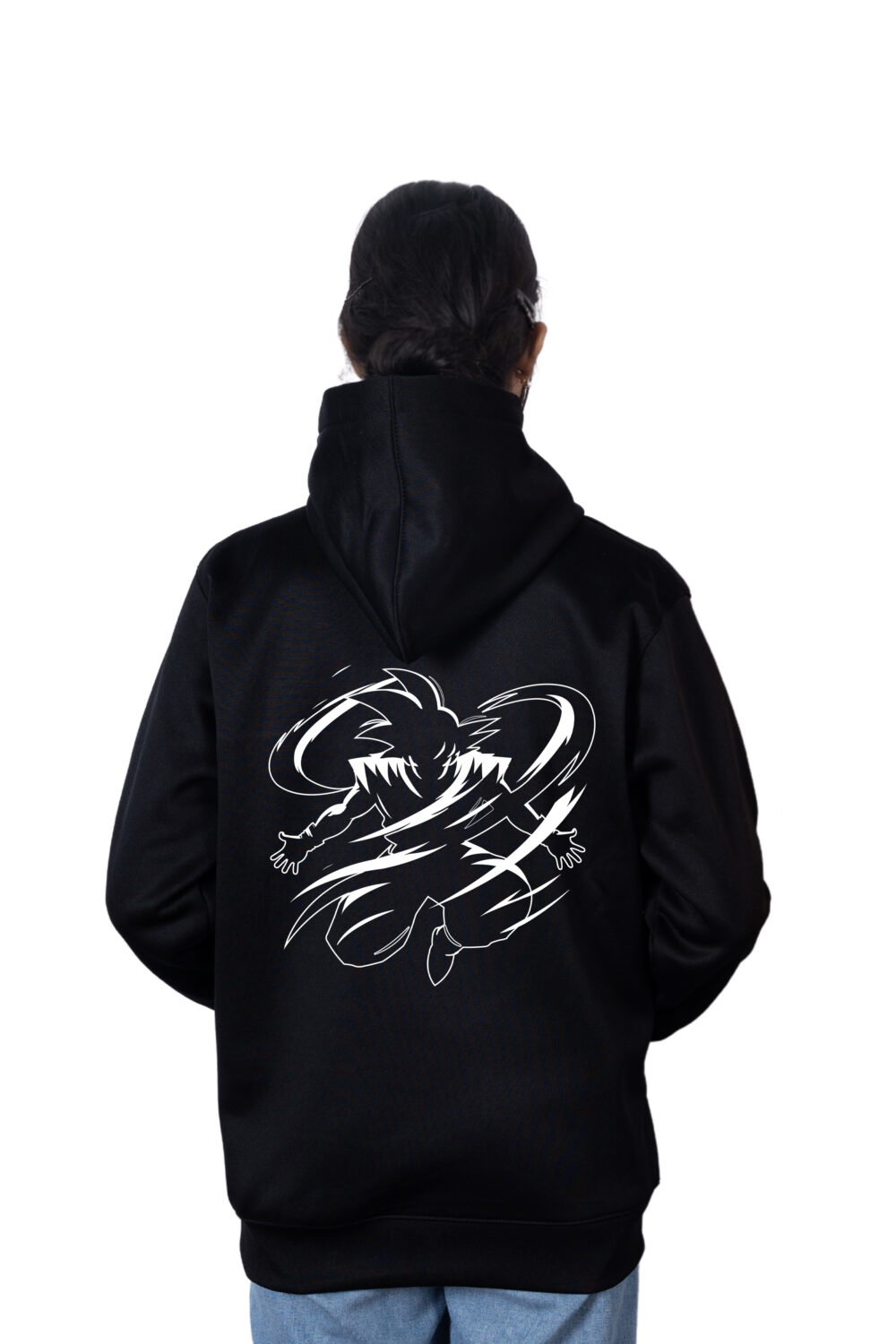 Goku in Air Printed Hoodie - Image 4