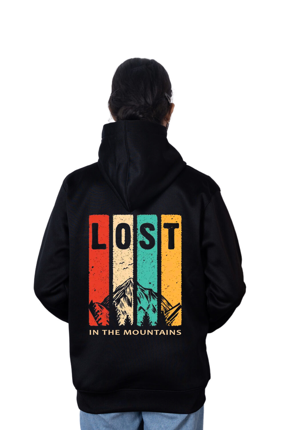 LOST in the Mountains Printed Hoodie