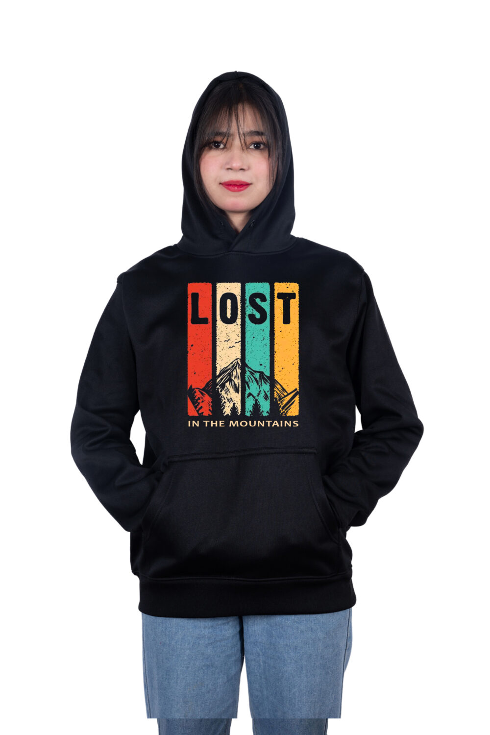 LOST in the Mountains Printed Hoodie - Image 2