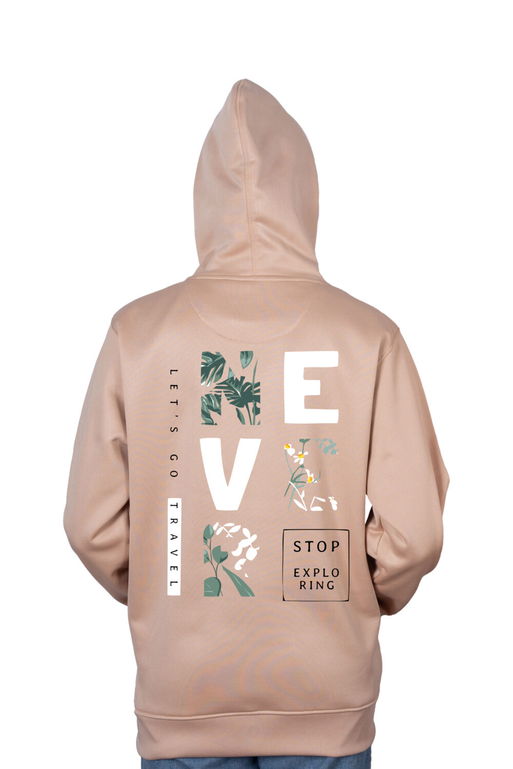 NEVER Stop Exploring Printed Hoodie - Image 4