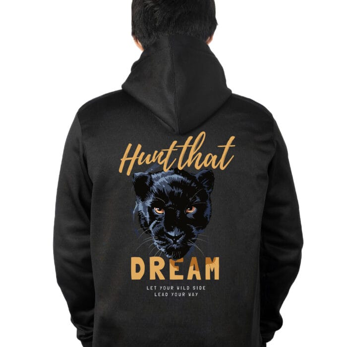 Black Panther - Hunt that Dream Printed Hoodie