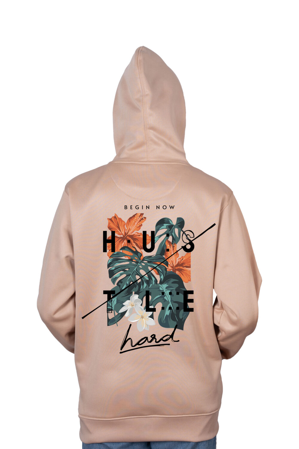 HUSTLE hard Printed Hoodie - Image 2