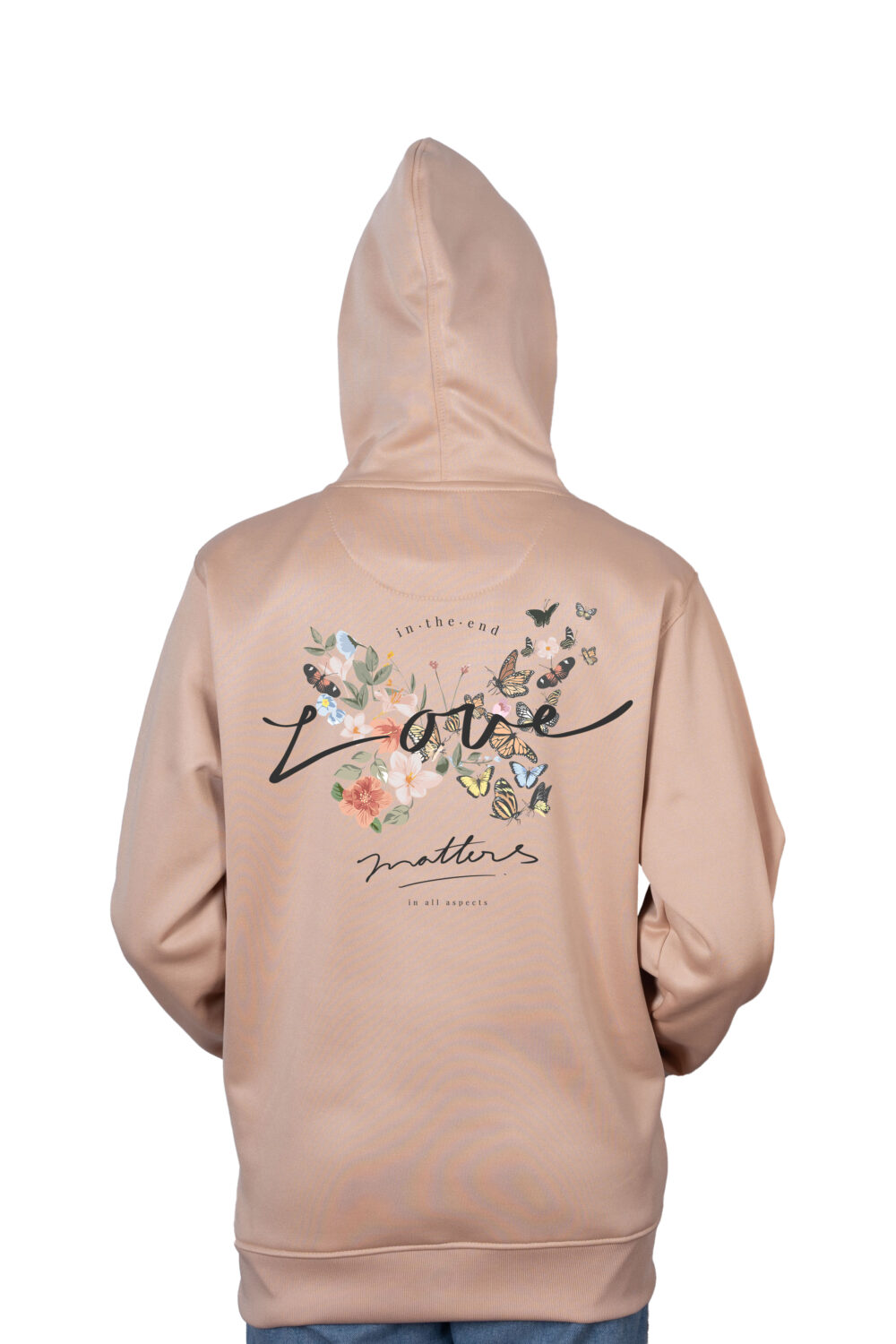 Butterfly- Love Matters Printed Hoodie - Image 4