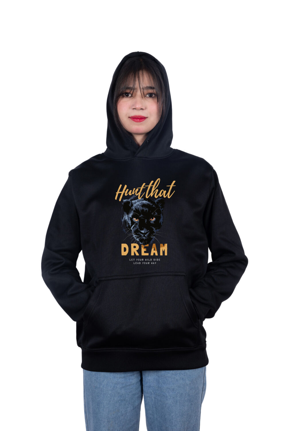 Black Panther - Hunt that Dream Printed Hoodie