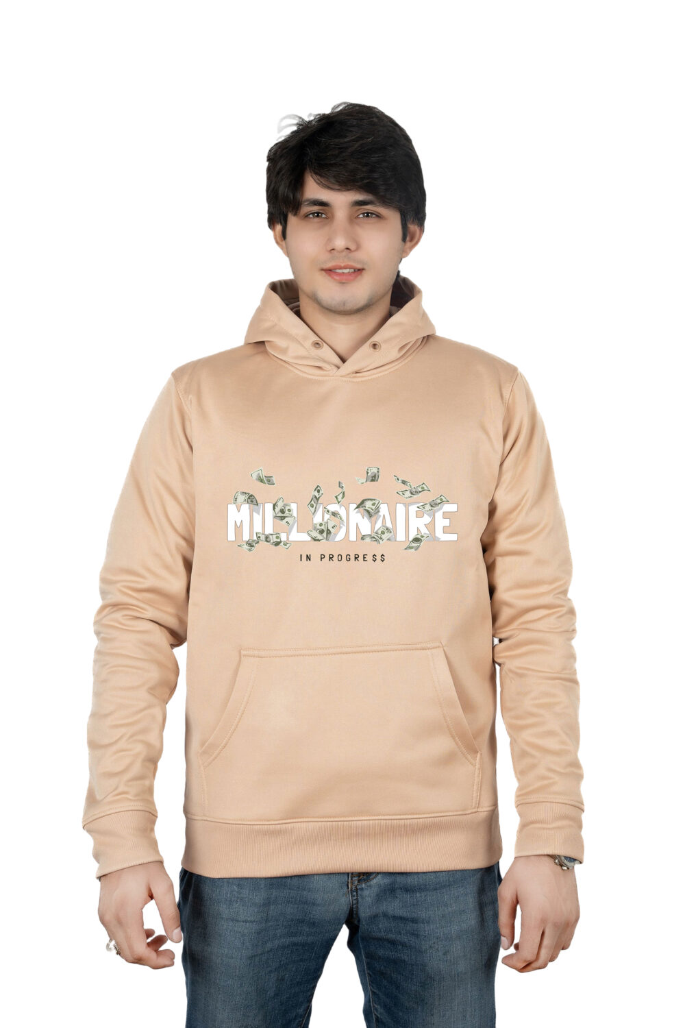 MILLIONAIRE in Progress Printed Hoodie - Image 3